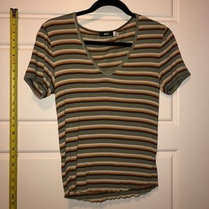 Stripped Short Sleeve